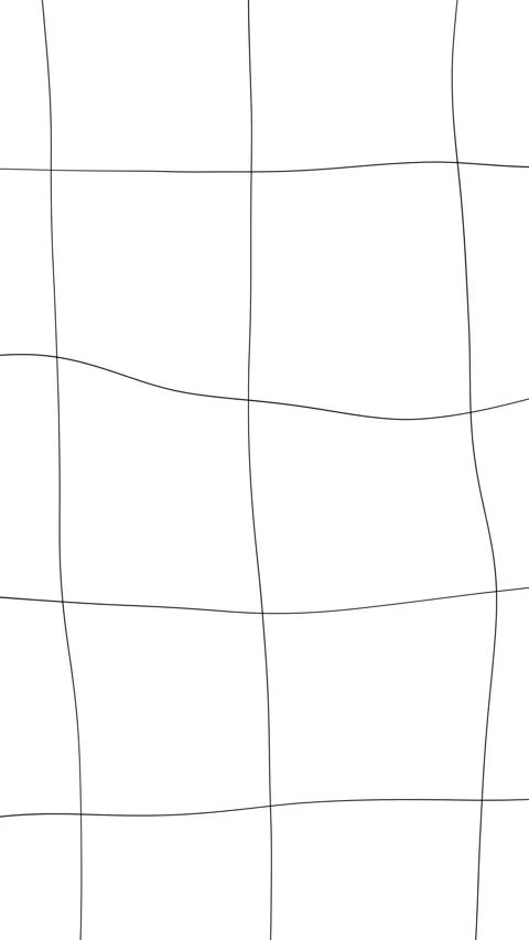 Vertical Large Wavy Black Grid on White Seamless Loop 스톡 동영상 331416672