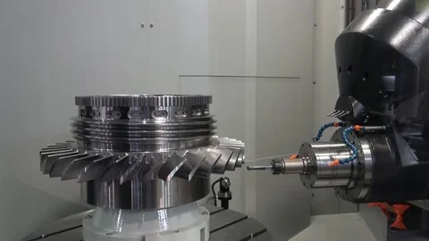 Vertical lathes machine Stock Footage 81011659