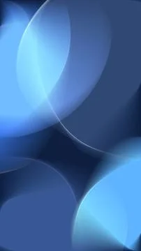 Vertical layered blue translucent circles with soft gradients and glass-lik.. 스톡 일러스트