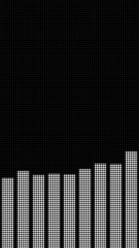 Vertical LED Dot Equalizer White Loop Background Stock Footage 330564267