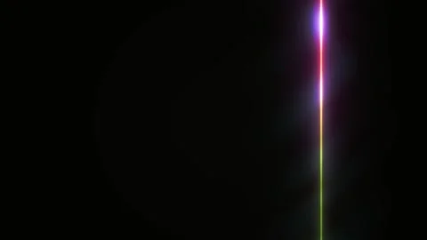 Vertical Light Beam with Rainbow Effect. Stock Footage 334345011