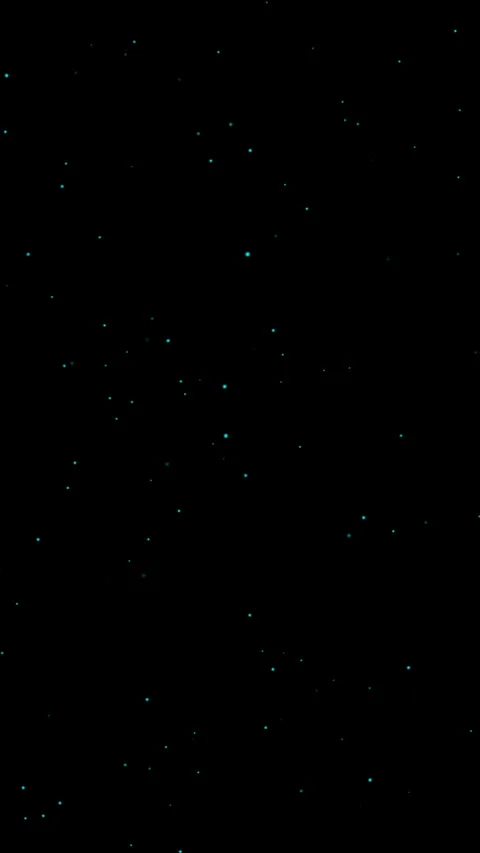 Vertical Light Blue Floating Particles on Black Background Stock Footage 333840491