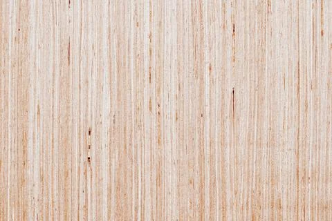 Vertical light pine plywood surface texture with fine linear fiber grain st.. Stock Photos