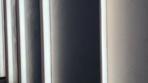 Vertical Light Strip Wall with Diagonal Pan Видео 332825917