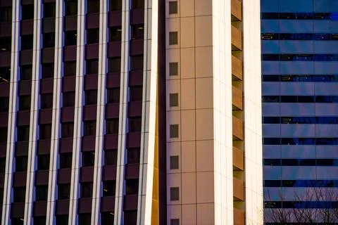 Vertical line building cityscape Stock Photos