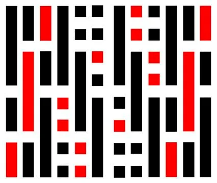 Vertical Linear Sequence Pattern Design Stock-Illustration