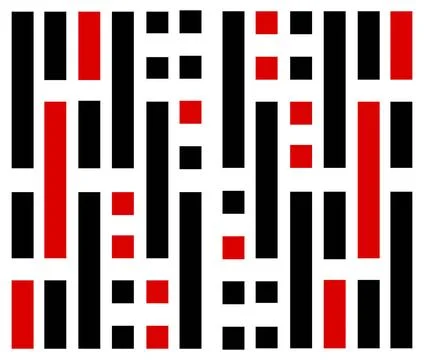 Vertical Linear Sequence Pattern Design Digital abstract linear geometric ... Stock Photos