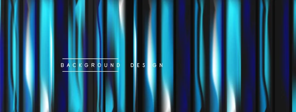 Vertical lines create abstract, flowing pattern. Blue, silver hues dominate Stockillustratie