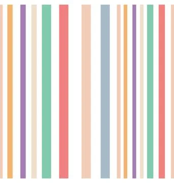 Vertical Lines Seamless Pattern Stock Illustration
