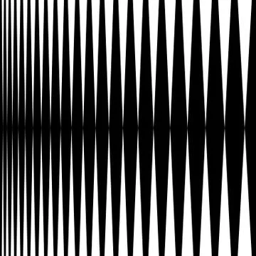 Vertical  lines, stripes - Parallel straight lines from thick to thin in sequ Stock Illustration