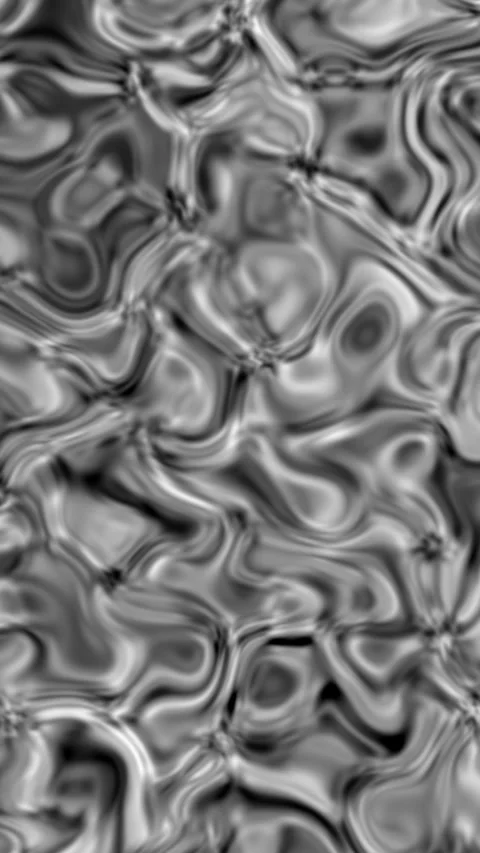 Vertical Liquid Silver Flow Morph Background 4K Stock Footage 297014221