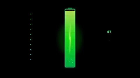 Vertical loading bar animation for progress tracking and design elements Stock Footage 336837347