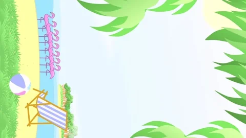 Vertical loop animation of a beach on a tropical island with an empty place for Stock-Footage 137130738