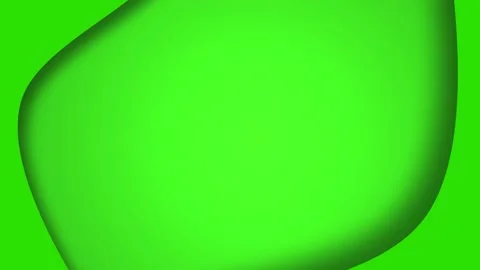 Vertical loop animation of green 3d paper on green background overlaps shadow 動画素材 137429273