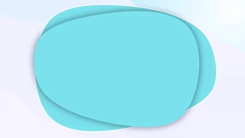 Vertical loop animation of green 3d paper on green background overlaps shadow 動画素材 138176298