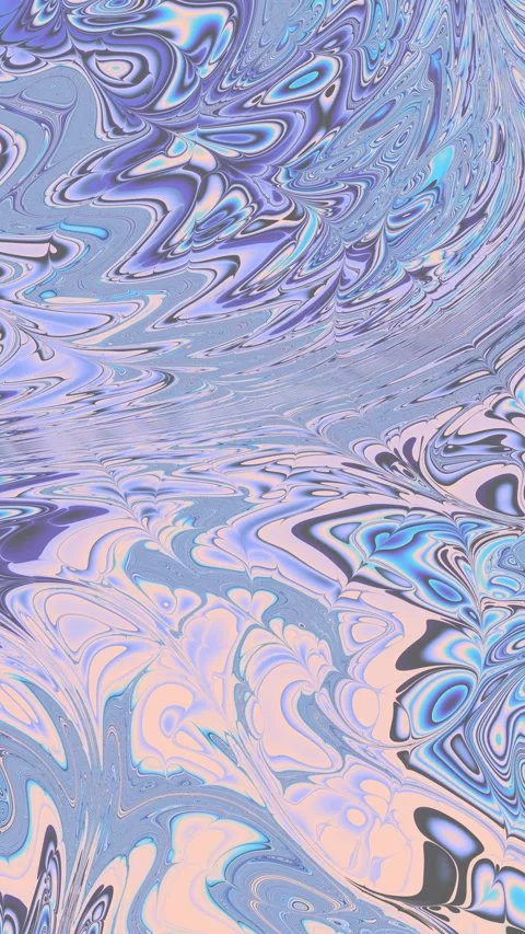 Vertical loop background. Abstract marbled art, vibrant colors, fluid design Stock Footage 339323763