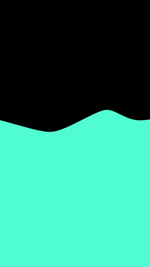 Vertical loop transition featuring smooth, wavy layers of teal, yellow sliding Stock Footage 313566215