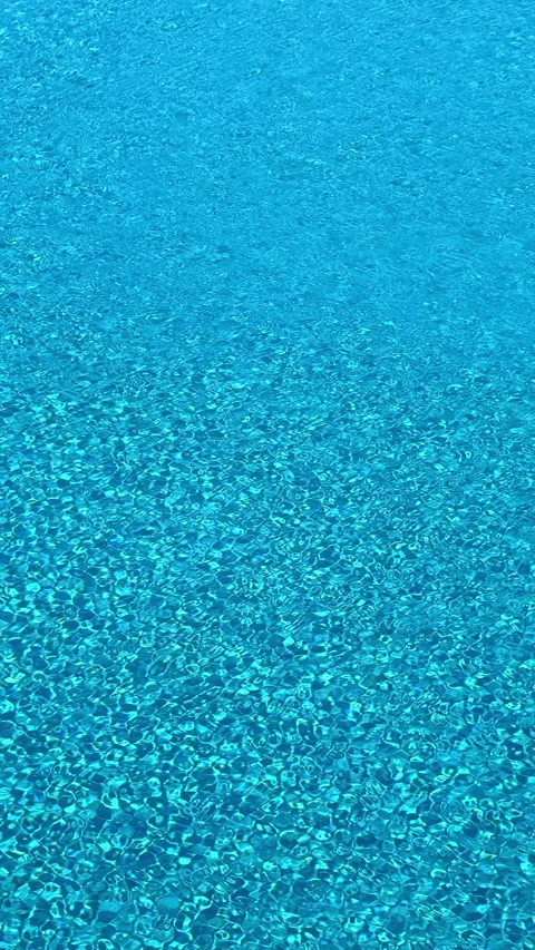 Vertical loop video of water surface in pool Stock Footage 320227772