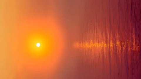 Vertical Loopable Cinemagraph - Sunrise, Yellowstone Lake, National Park 스톡 동영상 122531295