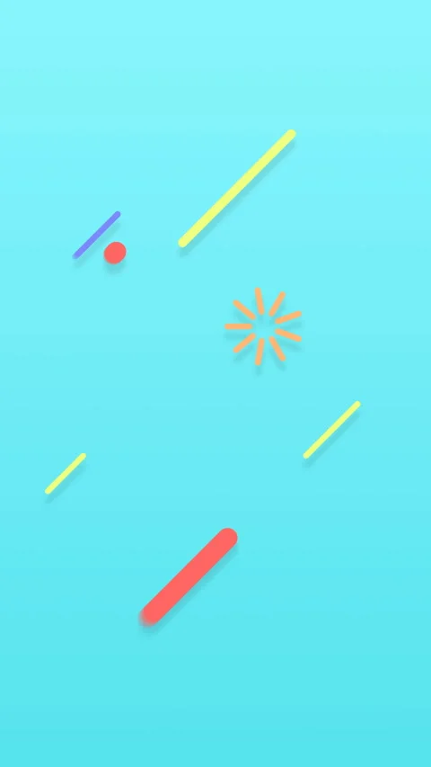 Vertical looping of colorful lines streaming across and sparkling explode Stock Footage 198666580