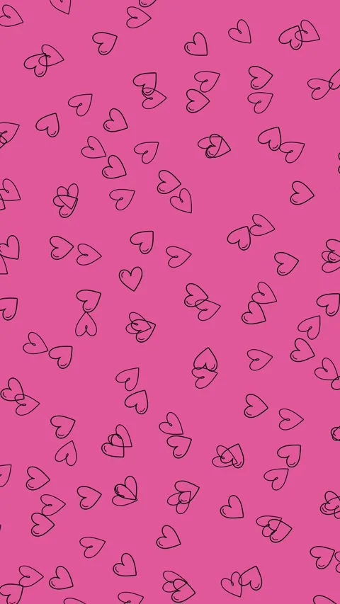 Vertical love doodles seamles pattern animation Stock Footage 327892403