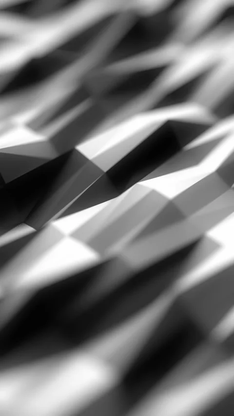 Vertical low poly animation Stock Footage 240489227