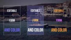 Vertical lower thirds Stock After Effects