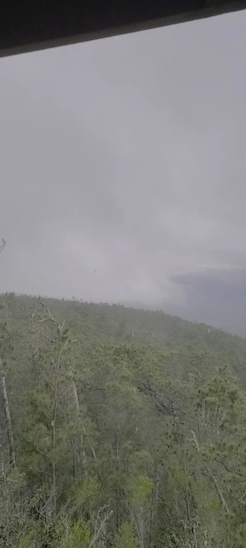 Vertical lush green valley with multiclimate conditions 스톡 동영상 329072495