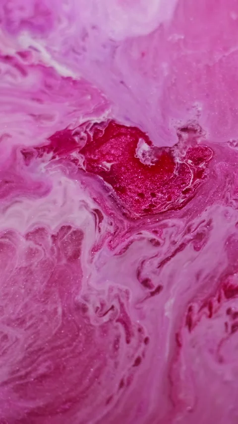 Vertical magic drip shimmering mix fantasy paint Stock Footage 312801399