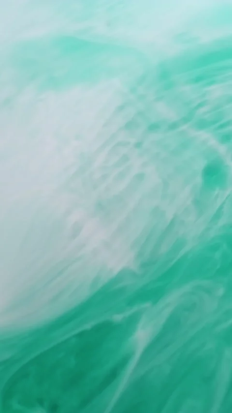 Vertical marble flow dye expansion color ink spill Video stock 312798918