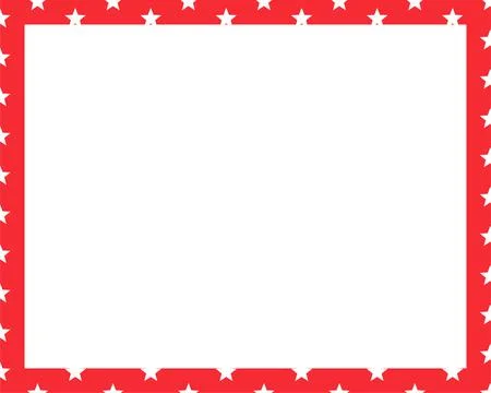 Vertical Merry Christmas border rectangle frame elements decoration Stock Illustration