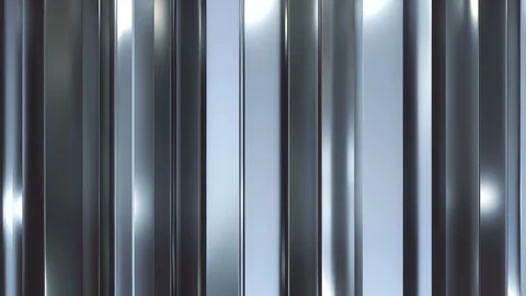 Vertical metal blades background loop Stock Footage 94977374