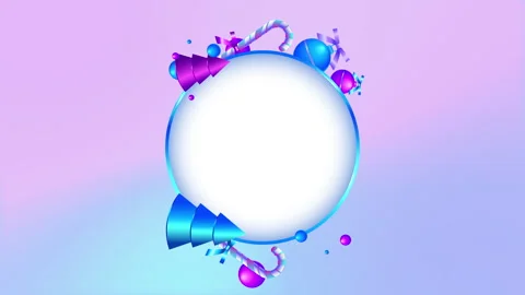 VERTICAL METAL FRAME 3D Stock Footage 256769997