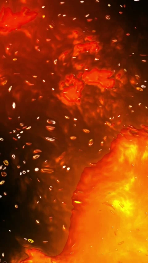 Vertical Metallic Inferno From Down Under 4K Loop Stock Footage 325738798