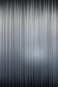 Vertical metallic ribbed texture background with silver light stripes for i.. Stock-Illustration