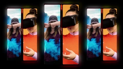 Vertical Minimal Multiscreen Opener | Clean Portrait Intro Stock After Effects