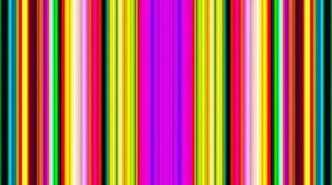 Vertical minimalist lines Gradient 3d render stripes of light of various s... Stock Photos