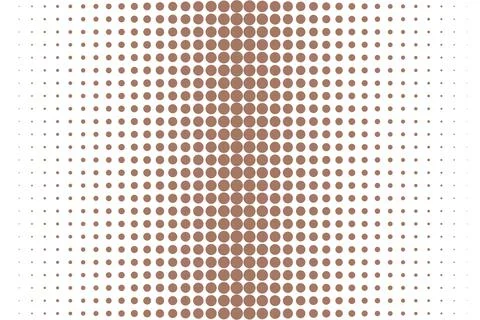 Vertical Mocha Mousse halftone dot gradient 스톡 일러스트