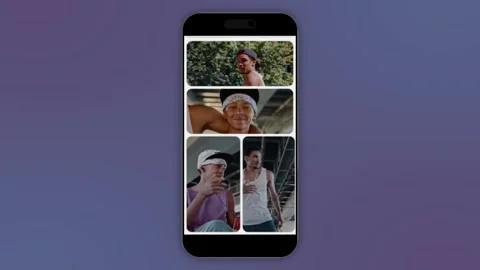 Vertical Modern Dynamic Opener After Effects stock