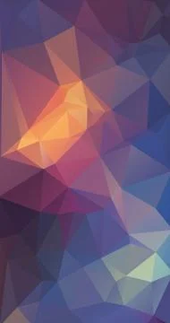 Vertical Modern Flat Background of geometric shapes. Stock Illustration