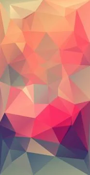 Vertical Modern Flat triangle Background of geometric shapes. Stock Illustration