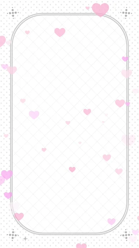 Vertical monochrome frame with pink accent hearts seamless loop Stock Footage 332464944