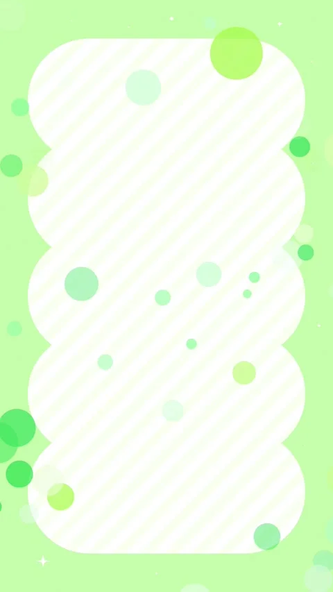 Vertical monochrome striped frame with green accent circles seamless loop Stock-Footage 332465205