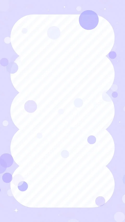 Vertical monochrome striped frame with purple accent circles seamless loop Видео 332464529