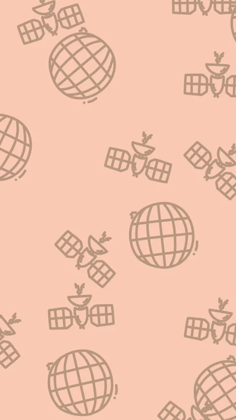 Vertical motion background, globe and satelite, li Stock Footage 320330089