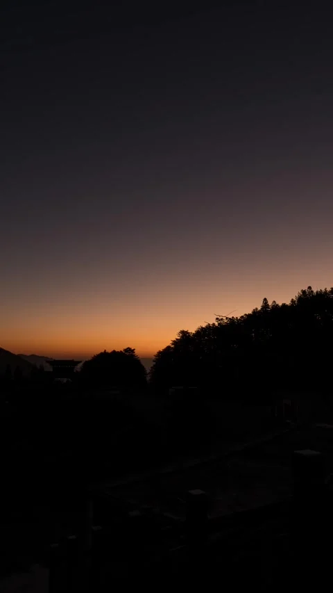Vertical Mountain Peak Sunrise Timelapse with Majestic Golden Glow Stock Footage 327670202