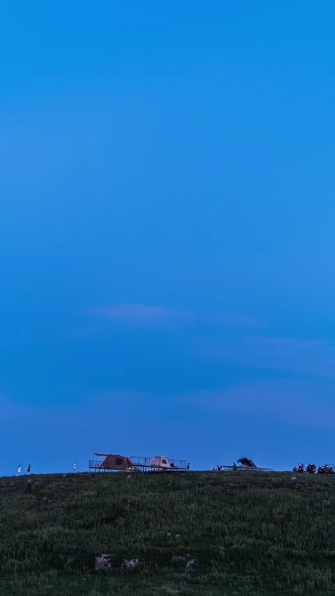 Vertical Mountain Peak Sunset Light and Shadow Motion Timelapse Stock Footage 327669345