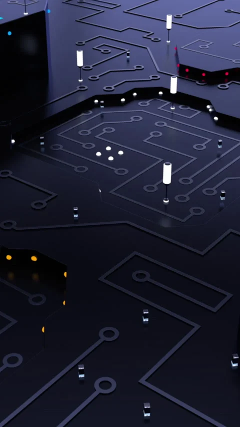 Vertical movement of a bundle of optical... | Stock Video | Pond5