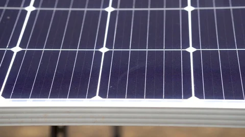 Vertical moving frame from up to down, closeup texture of sollar pannel Video stock 126552548