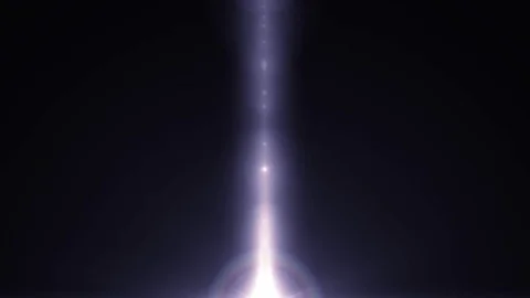 Vertical moving lights optical lens flares shiny animation art background - new Stock Footage 85356131